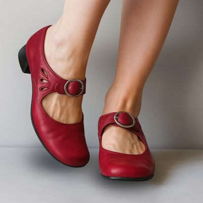 Mary | Orthopaedic Leather Sandals with Comfortable Wedge Sole