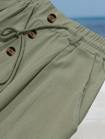 John | Casual Linen Elastic Pant