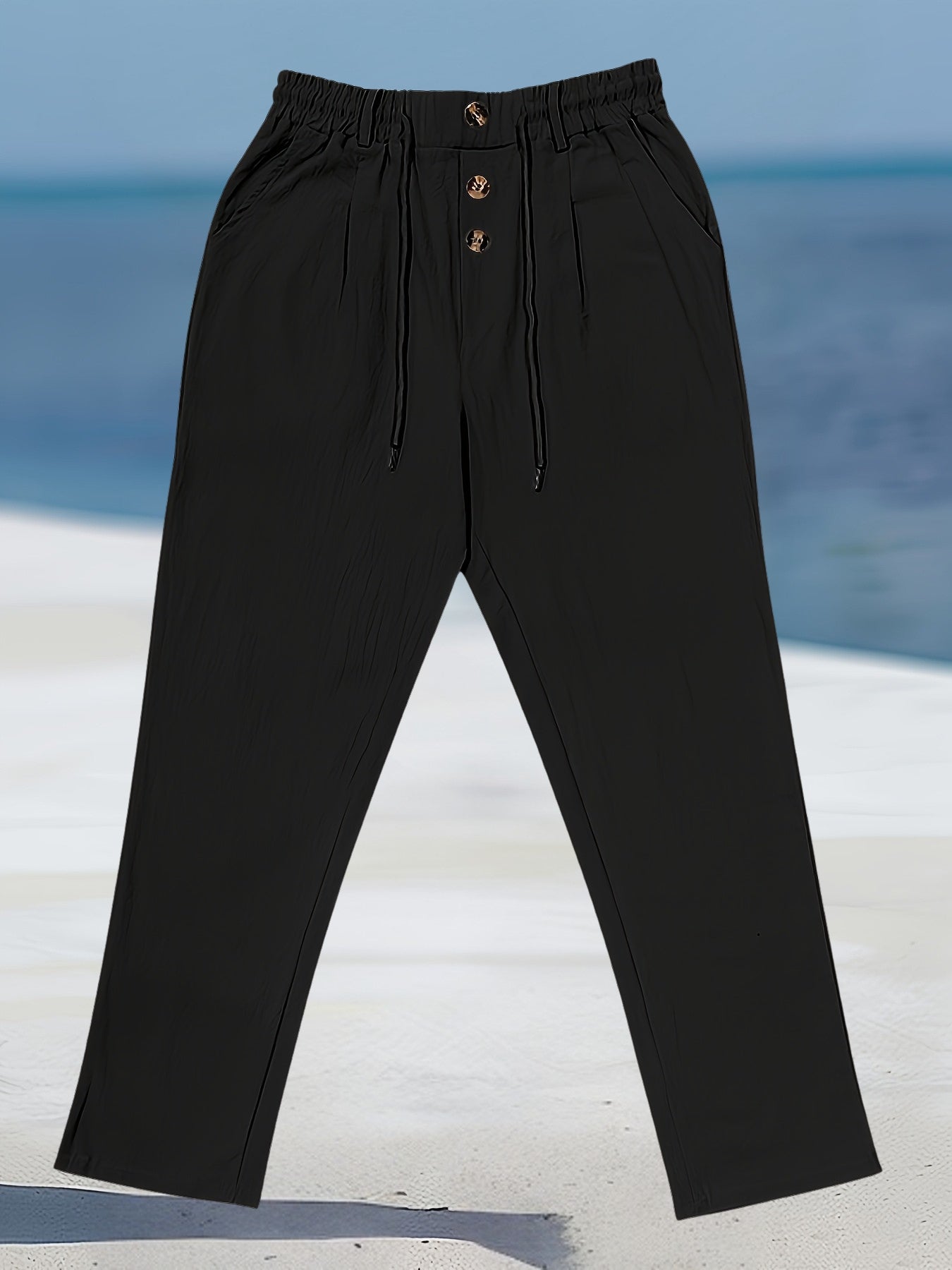John | Casual Linen Elastic Pant