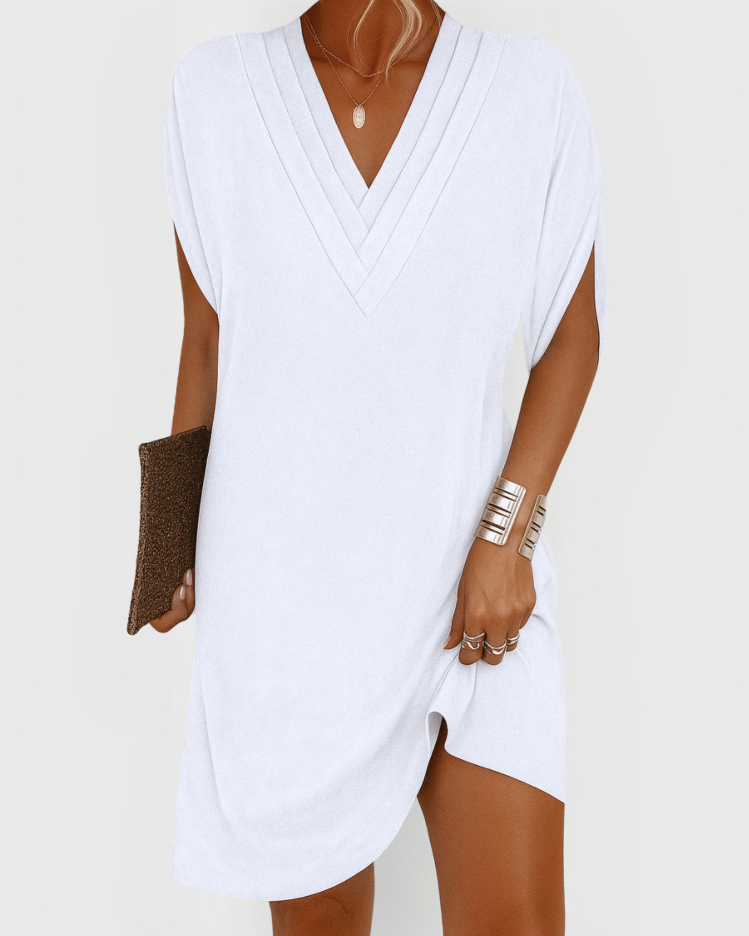 Leviana™ | Elegant Dress with V-Neck