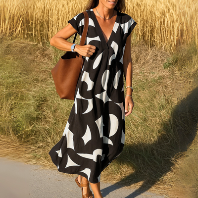 Shaira | Breezy V‑Neck Dress for Effortless Days