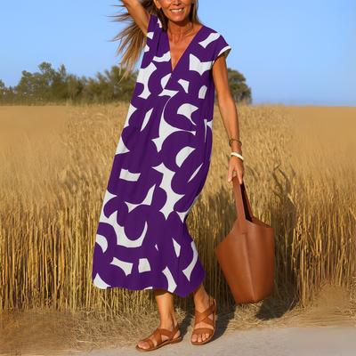Shaira | Breezy V‑Neck Dress for Effortless Days