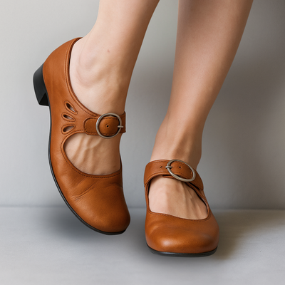 Mary | Orthopaedic Leather Sandals with Comfortable Wedge Sole
