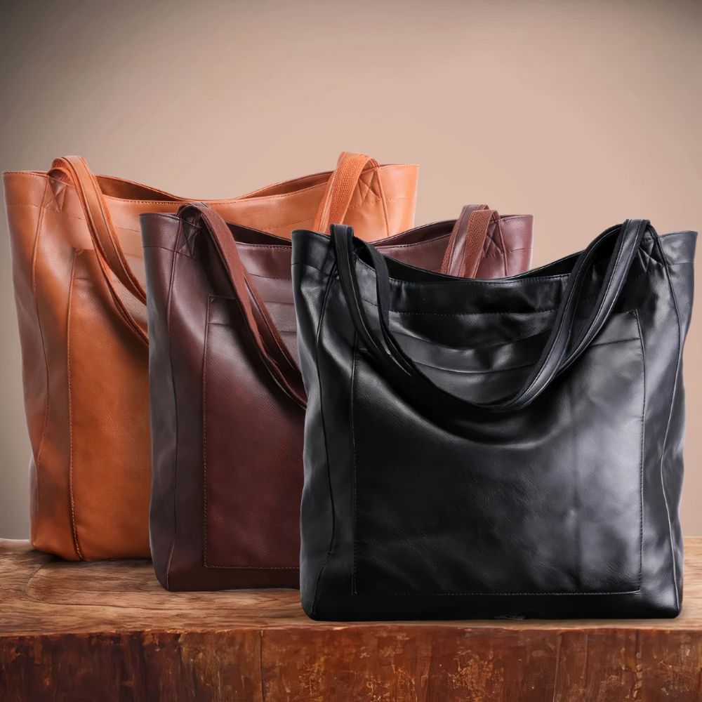 Elvira™ | Modern Leather Shoulder Bag