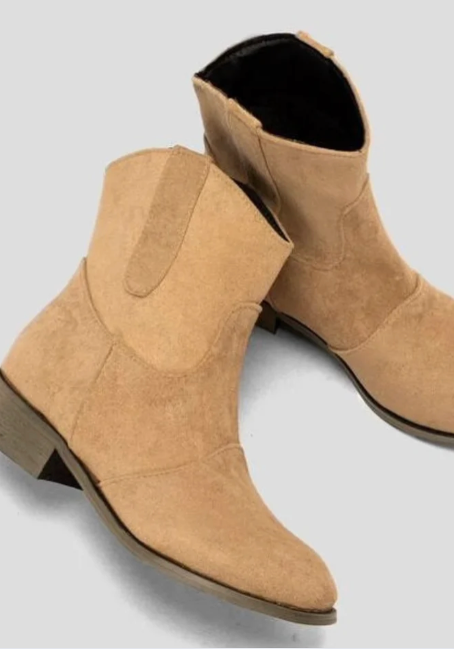 Roselle | Suede Orthopedic Western Boots