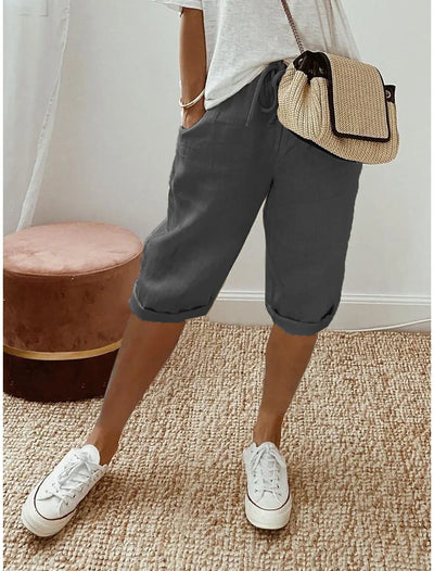 Nerina | Elegant Cotton-Linen Harem Pants