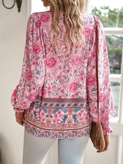 Helena | Summer Floral Blouse