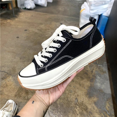 Charlie | Canvas Platform Sneakers