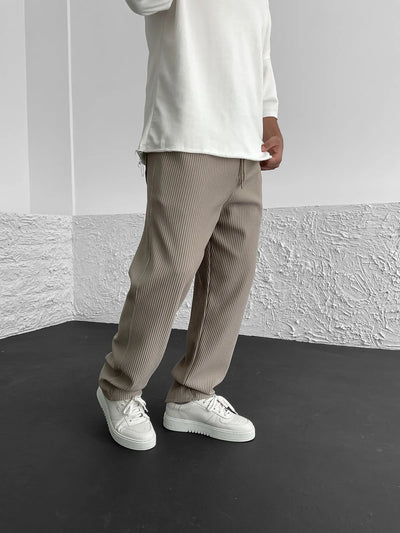 Malik | Ribbed Relaxed Pants