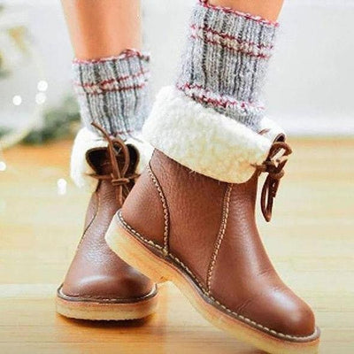 Karen | Orthopedic Waterproof Boot With Wool Lining