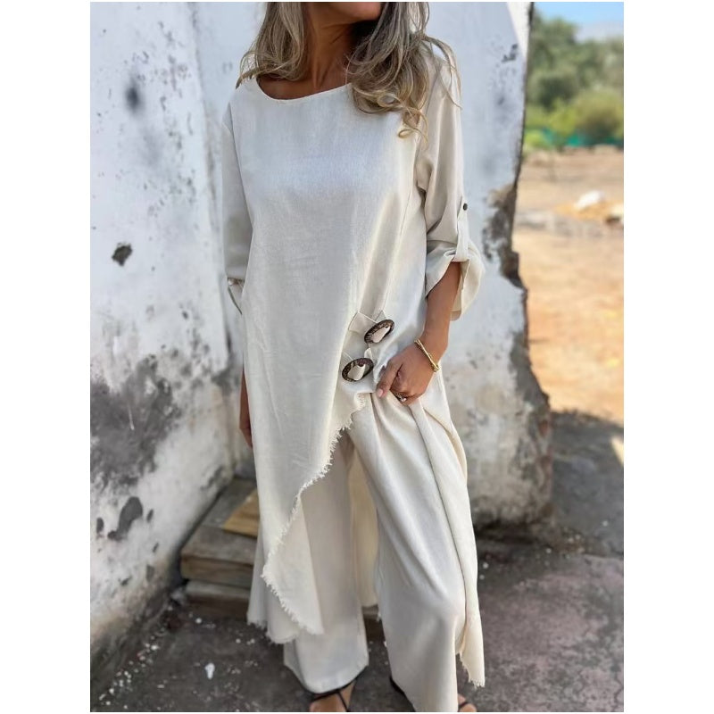 Tilda - Round Neck Two Piece Set