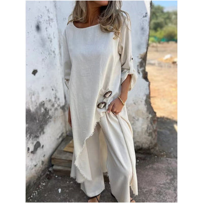 Tilda - Round Neck Two Piece Set