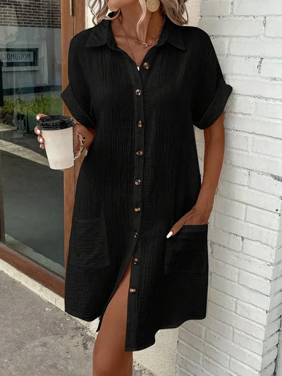 Sharon | The Timeless V-Neck Blouse Dress