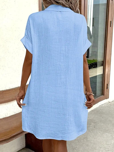 Sharon | The Timeless V-Neck Blouse Dress